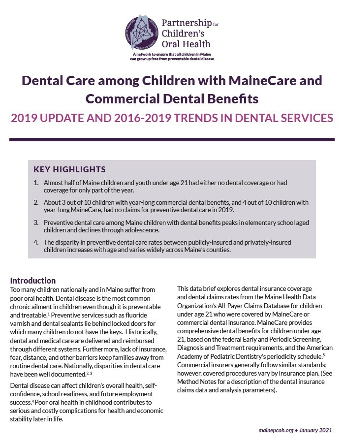 2019 PCOH Data Brief